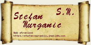 Stefan Murganić vizit kartica
